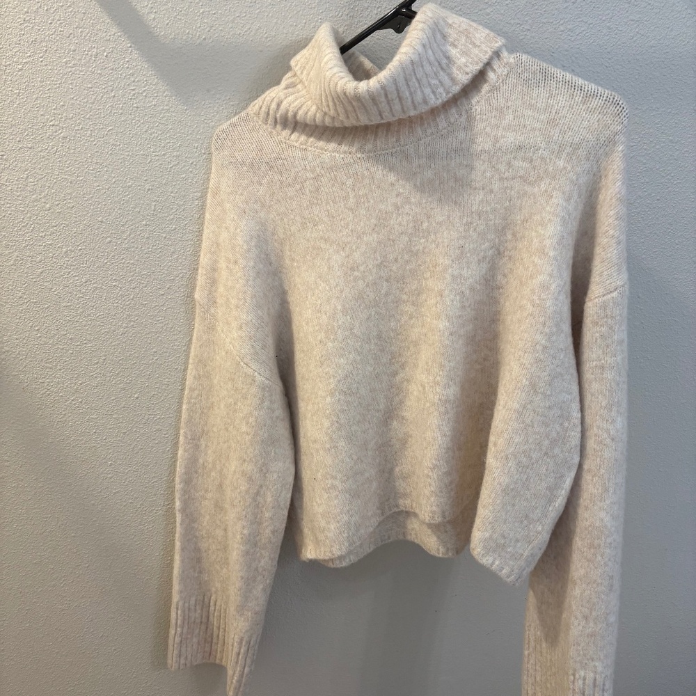 high neck sweater